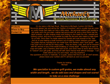 Tablet Screenshot of michaelscustomgrillworks.com